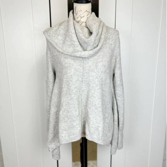 ruby moon Sweaters - Anthropologie Ruby Moon Gray Alpaca Blend Cowl Neck Sweater Pullover Size Small